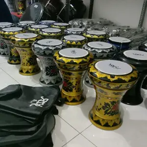 darbuka mini/dumbuk kayu/darbuka polos uk6inc harga murah meriah kualitas bagus Anak