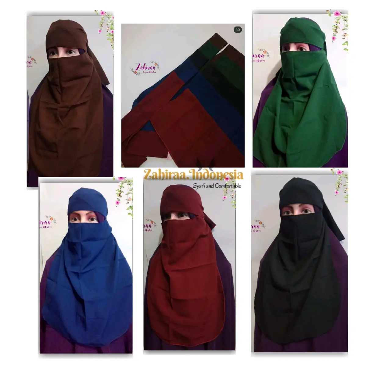 Cadar Bandana Wolfis Jilbab Syari Muslim