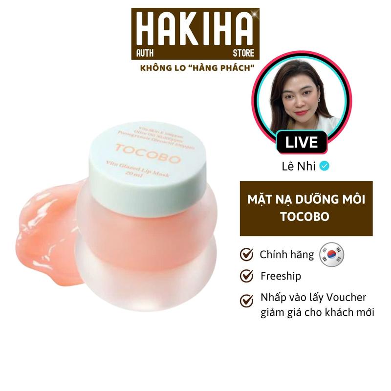  Mặt Nạ Ngủ Dưỡng Môi Tocobo Vita Glazed Lip Mask 20ml 