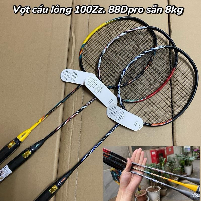 Vợt Cầu Lông carbon YN astrox 100Zz, 88D Pro căng sẵn 8kg max 9.5kg kèm cuấn cán, Bao mặt vợt Dành cho Học Sinh. Sport Cacbon quan can caulong vot 1