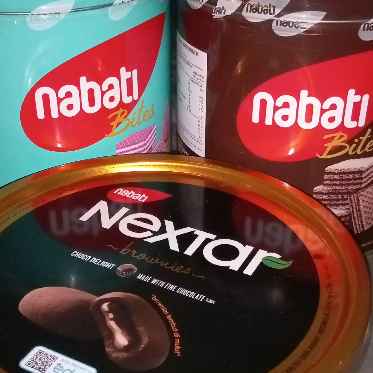 nabati kaleng coklat,dan nextar dapat 3