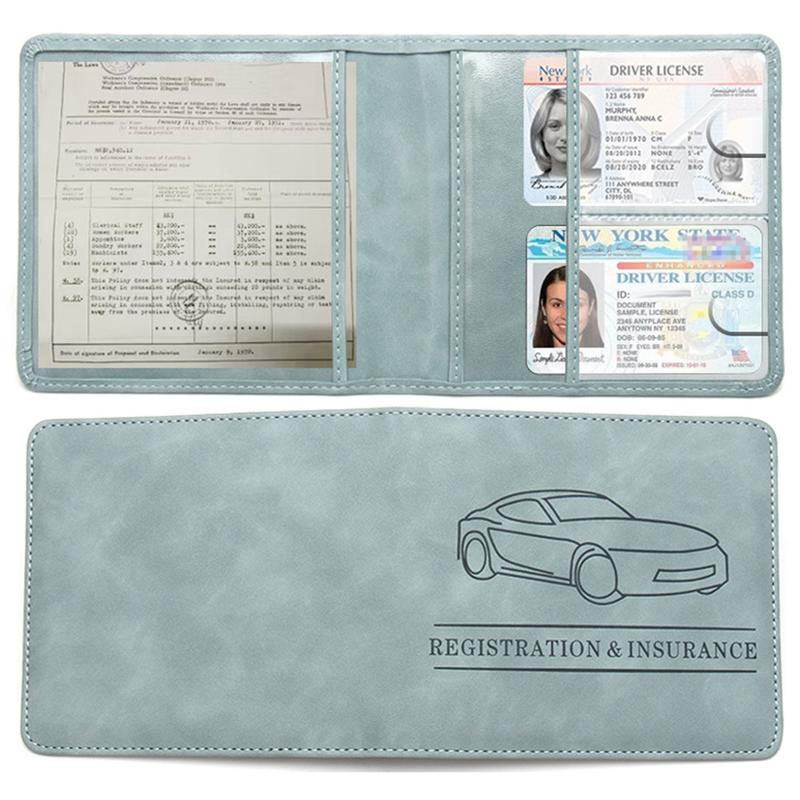 Product Introduction of [Back To Nature]Men's Car Driver's License Protective Cover Casual Lightweight Card Holder Automobile Documents Storage Bag 16