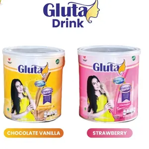 Gluta Drink Original Plus Vitamin C 250gr Susu Gluta Drink BPOM Perawatan Kulit Kaleng dengan Glutathione Vitamin E & Collagen untuk Kulit Kenyal dan Lembut