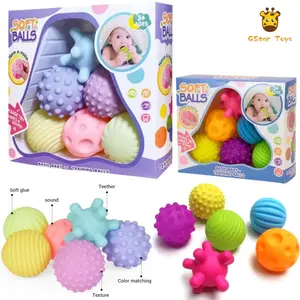 【Gstar】Bayi Sensory Mainan Pelatihan Touch Handball Anak-anak Yang Baru Lahir Multifungsi Soft Ball Set