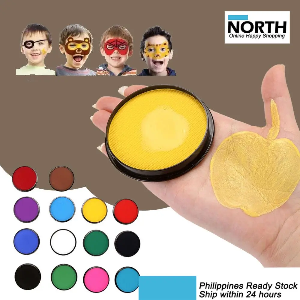 Face paint 14 Colors Non-toxic Water Based Paint Face Body Painting Makeup