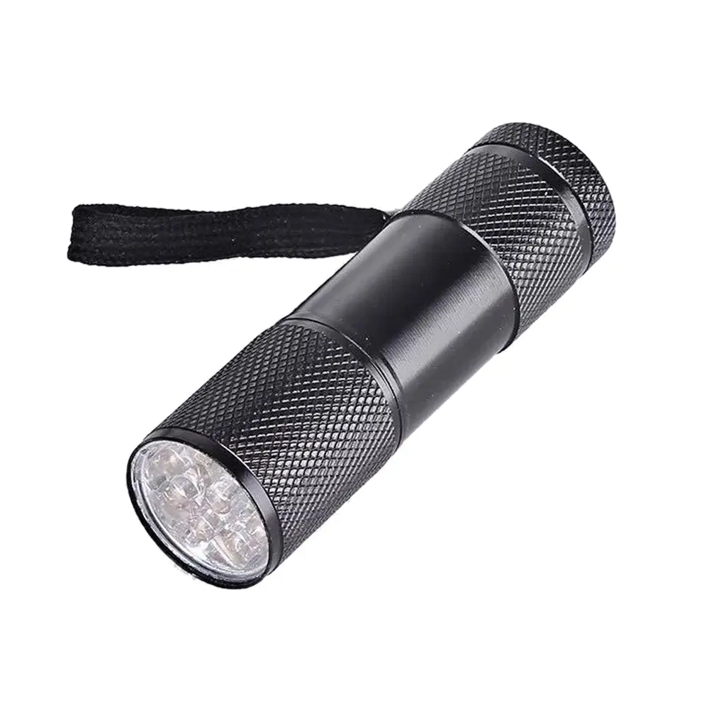 Đèn pin LED UV, 9 chiếc, 395nm, Đèn chiếu sáng màu đen, Dụng cụ trang sức, Đèn UV, để đóng rắn Resin UV, Hàng Có Sẵn