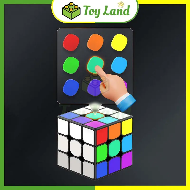 [V3] Rubik 3x3 QiYi QiMeng V3 3x3 Tiled Rubic 3 Tầng Stickerless Đồ Chơi Trí Tuệ Trẻ Em Phát Triển Tư Duy - Little Kobo 6