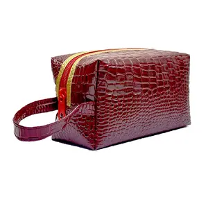 Dompet Kosmetik Zipper Croco Tepak Serbaguna