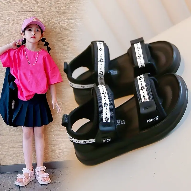 Sandal quail hậu cao cấp bé gái nhẹ êm, phong cách 3