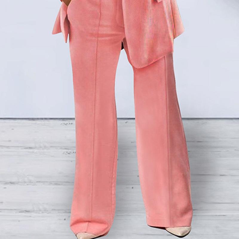 Product Introduction of wish 2024 autumn new European and American fashion lapel slim cardigan temperament blazer women Womenswear Coats 19
