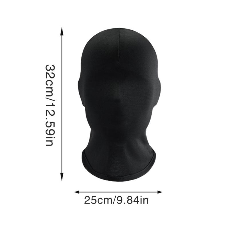 Product Introduction of 1pc Balaclava Hat Black Mask Robber Head Covering Party Holiday Winter Warm Hat Full-Head 6