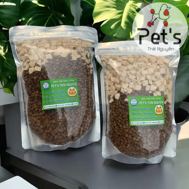 MEOW 1 KG - Thức ăn khô trộn ức gà sấy viên dành cho mèo mọi lứa tuổi trên 45 ngày tuổi 6