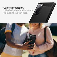 Gambar Case For Samsung Galaxy S20 FE Spigen Rugged Armor SoftCase For Carbon Casing - Black dari Spigen Indonesia Kota Administrasi Jakarta Barat 3 Tokopedia