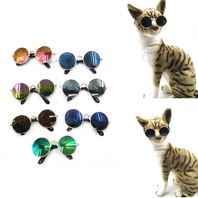 Pet Glasses Cat Sunglasses Dog Sunglasses Cat Playing Cool Personality Funny Headgear Pet Accessories