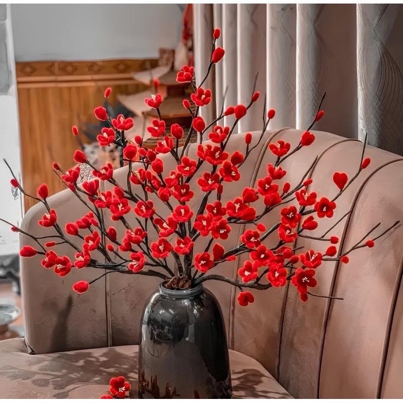  Nguyên Liệu Kẽm Nhung Làm 15 - 20 Cành Hoa Đào Hoa Mai Vàng Hoa Mận Trưng Tết Đầy Đủ Nguyên Liệu Làm Hoa Tết Handmade HYE COSMETIC 