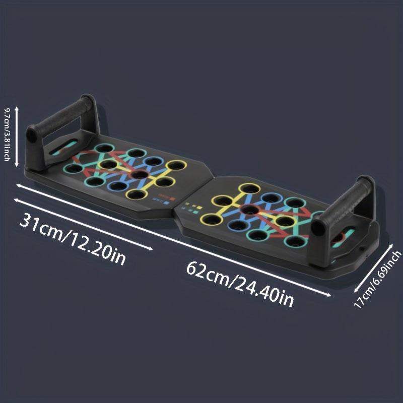Product Introduction of Portable Multi-functional Push-up Board, High-load Push-up Version for Training Multiple Parts, Good Helper for Home Training Barbell squat 2
