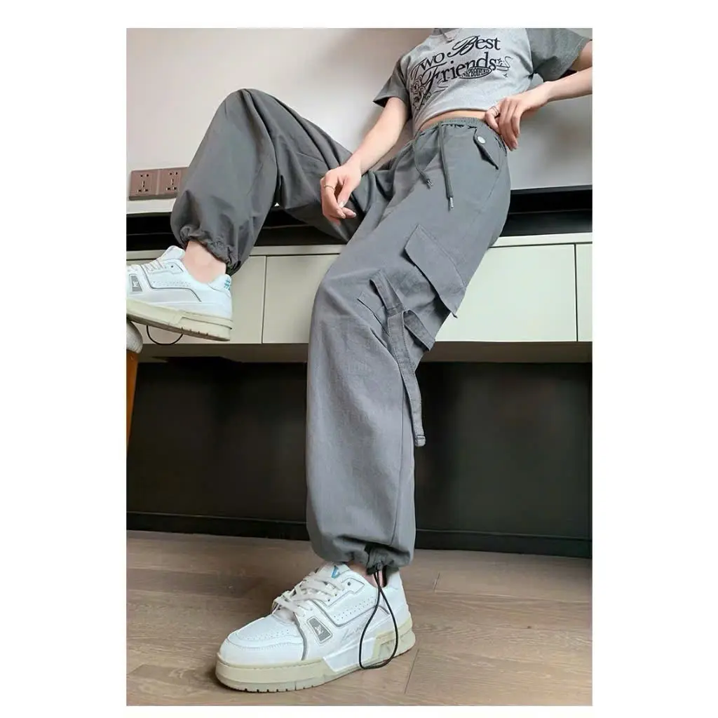 Quần kaki túi hộp ống rút freesize Anie Style