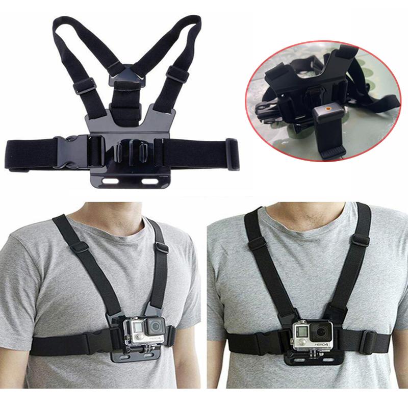 Shoulder Chest Strap Mount Harness Belt For GoPro สายคาดอกพร้อมอุปกรณ์ ...