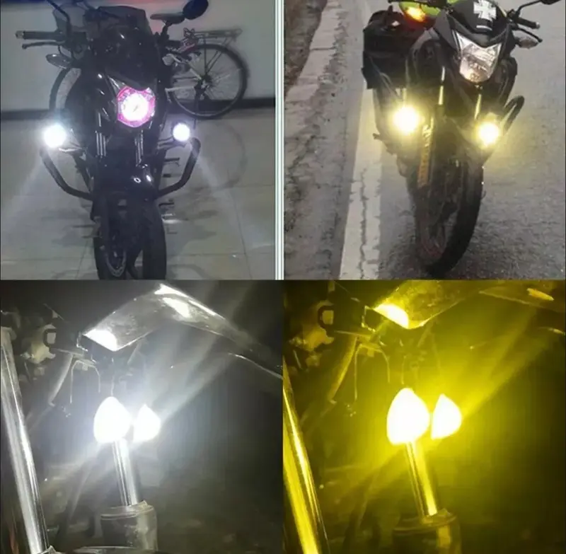 2pcs laser foglamp d2 superbright high low mini driving lampu tembak laser BONUS SAKLAR Lampu Sorot Motor 2