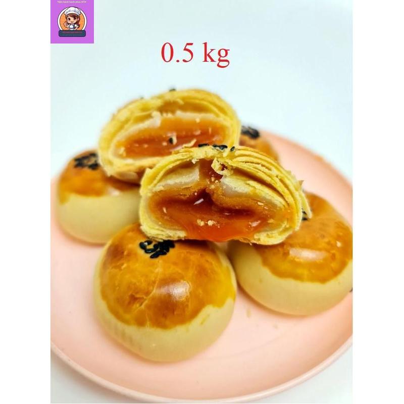  Combo Bánh Trứng Chảy Ngàn Lớp nhân trứng muối tan chảy Aidebao AVMC95 0.5kg Cake Food 