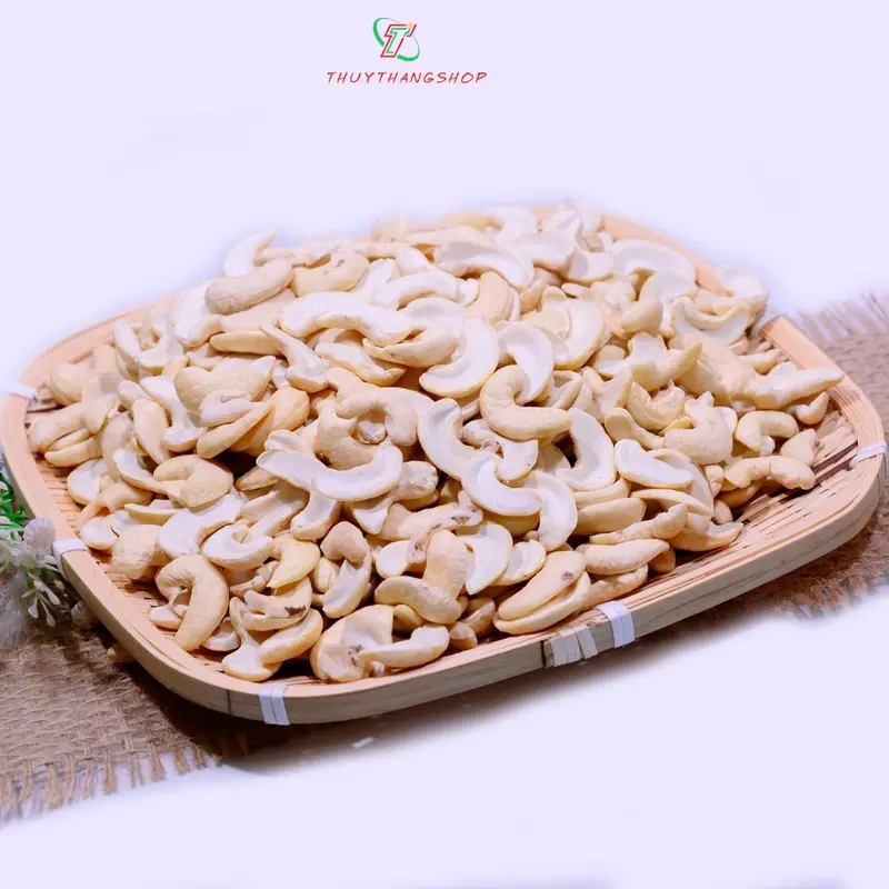 Hạt Điều Thuỷ Thắng Vỡ Tươi Nấu Sữa Hạt Nhân Bình Phước (1 kg) Túi Zip - Nguyên Liệu Chất Lượng Cao Cho Sữa Hạt Cơ Thơm Ngon - Food 6