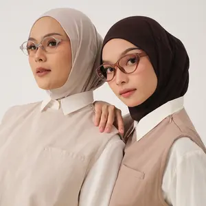 YEPPUSHOP - Shafa Instant | Basic Hijab Bergo Instant Simple Kemeja Style Nyaman for Daily Mahogany Outfit Panjang Muslim
