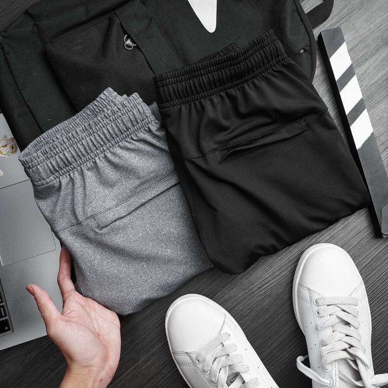 Quần Thể Thao Nam Dài Cá Tính Quần Jogger Thun Loại 1 Cao Cấp Phong Cách Hàn Quốc Tập Gym Yoga Chạy Bộ Sport có thể giặt máy 【l】 ✿l✿ ánh sáng xanh biển(240g) _ 3
