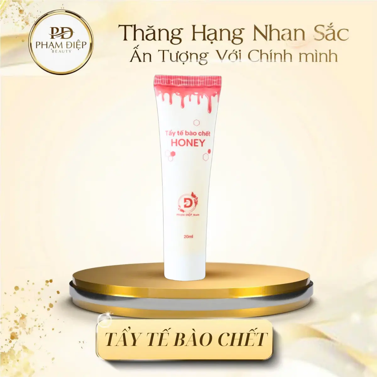 Tẩy Tế Bào Chết Honey PHẠM ĐIỆP BEAUTY 20ML - Hỗ Trợ Làm Sạch Da & Dưỡng Sáng Da Skincare Cherry