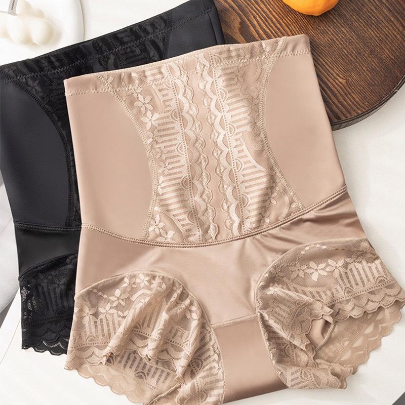Quần lót Nữ ôm bụng voi cạp cao chất su lụa mềm phối ren cao cấp women M98.