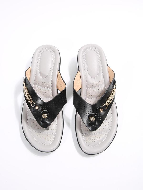 Women's Fashionable Plain Color Platform Slingback Sandals, Casual Comfortable Sports Sandals for Beach, Outdoor Sports Sandals for Daily Wear 7