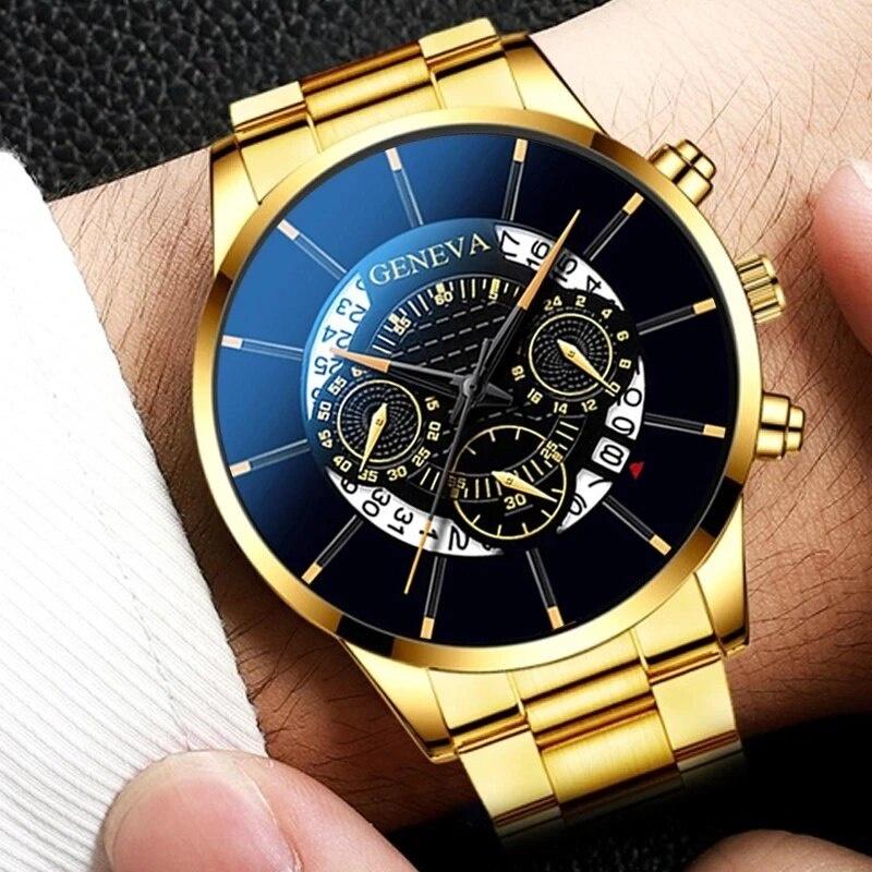 Đồng Hồ Nam, Thời Trang, Lịch Dạ Quang, Phong Trào Thạch Anh, Không Thấm Nước, Thích Hợp Cho Nam 6