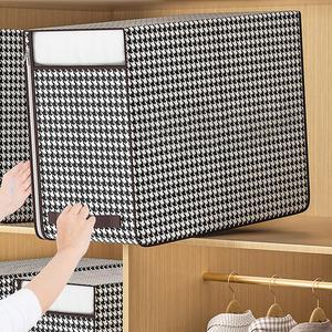 Large Capacity Quilt Storage Bag, 1 Count Clothes Storage Bag, Clothes Storage Organizer with Smooth Zipper, Bedroom Accessories