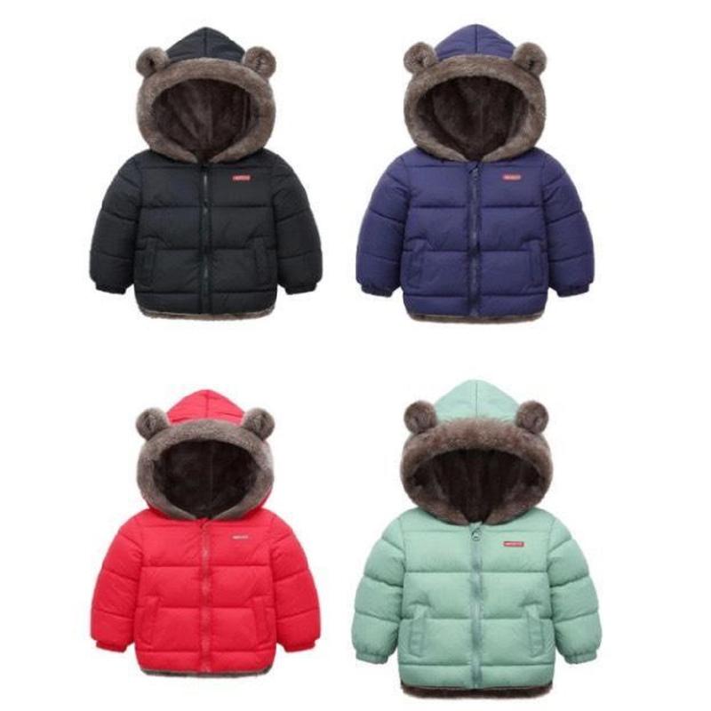 Áo khoác phao lót lông cừu quảng châu full lông mặc được 2 mặt bé trai bé gái từ 6-36kg Top Aokhoac