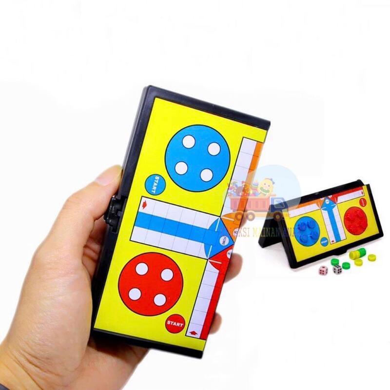 RM STORE mainan ular tangga magnet edukasi anak board game set magnetic snake and ladder 6