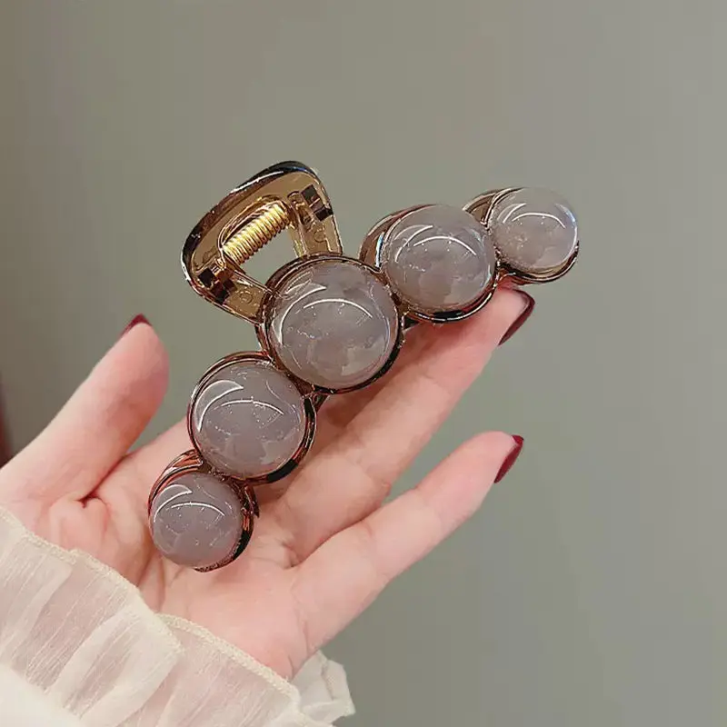 High Sense Grip Female 4 New Hair Volume Less Medium Hairpin Shark Clip Hair Claw Updo Hair Clip Headdress
