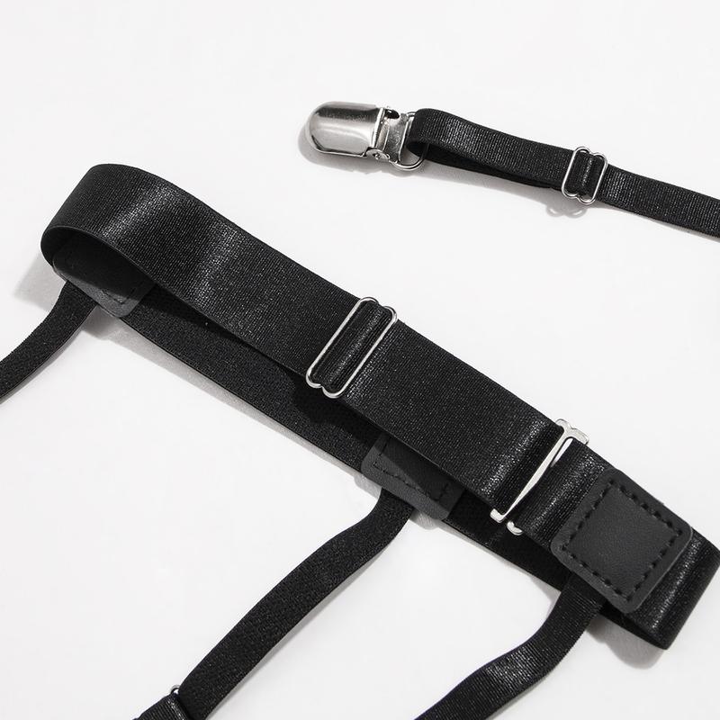 Product Introduction of Kẹp Tất Và Áo Sơ Mi Co Giãn Có Thể Điều Chỉnh Unisex, Thiết Kế Kẹp Ba, Thích Hợp Sử Dụng Trong Kinh Doanh Và Sử Dụng Thường Ngày Sắp Xếp Gọn Gàng Và Dễ Phối Đồ 3