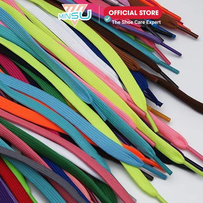Dây Giày Thể Thao Sneaker Dẹp Nam Nữ Chính Hãng Cổ Thấp và Cổ Cao MINSU M0501 Chất Lượng Cao 120 & 160cm Shoelace