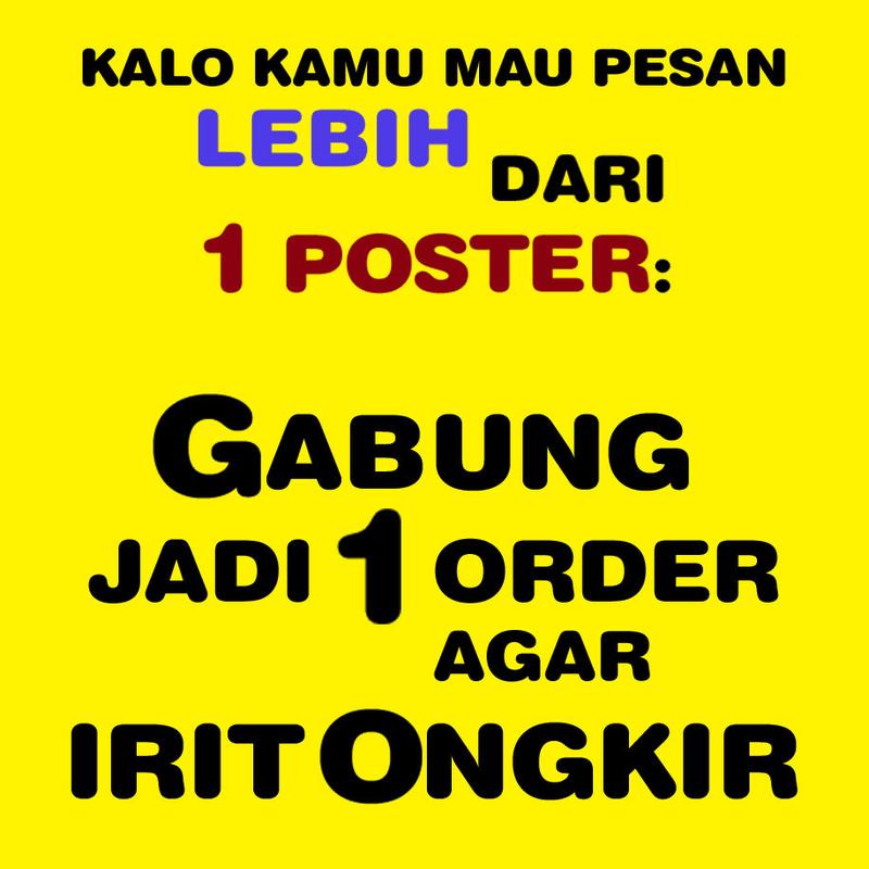 Poster Jumbo REPRODUKSI LUKISAN SATWA : IKAN KOI #MSC021 - ukuran 50 x 70 cm 6