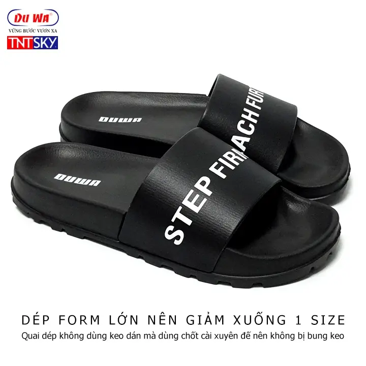 dép quai ngang chữ STEP FIRMLY ... 8