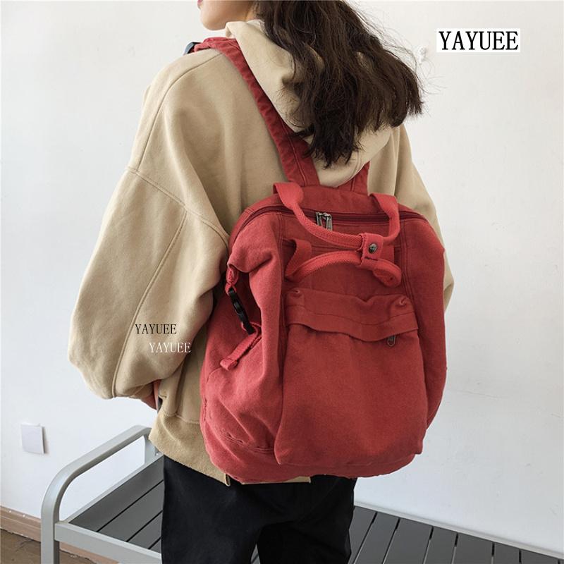 BPYJ056# Japanese Ins Backpack Student Schoolbag Large Capacity Backpack for Women and Men 2402 1