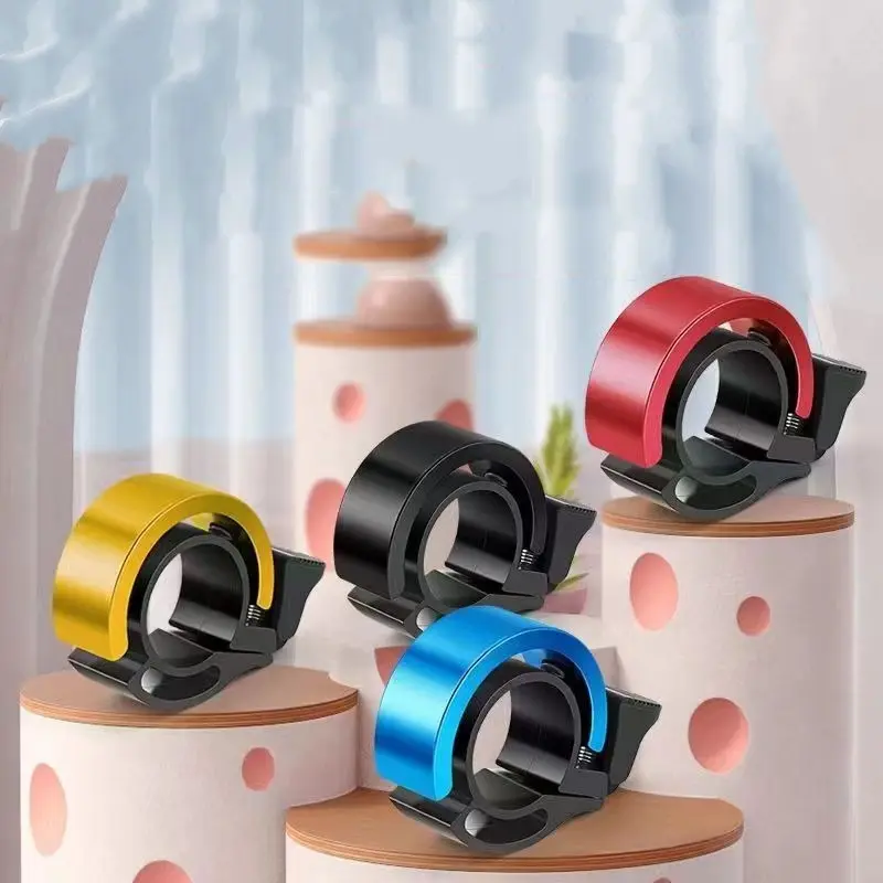 Bicycle bell Invisible bell 120db treble bell Children's bell Cute double-sided bell Universal car bell Bicycle equipment accessories bike  quad