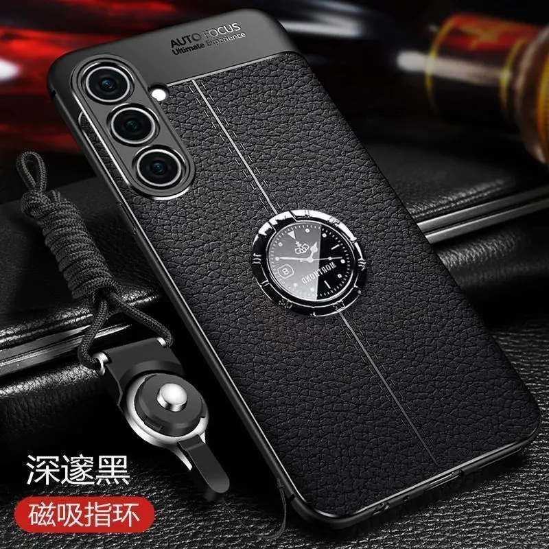 Ốp Điện Thoại Samsung A55, Bao Da Bảo Vệ Galaxy Ya55, Chống Rơi Toàn Diện, Siêu Mỏng, Có Nam Từ Tính, Tương Thích 5G, Thích Hợp Cho Nam Giới