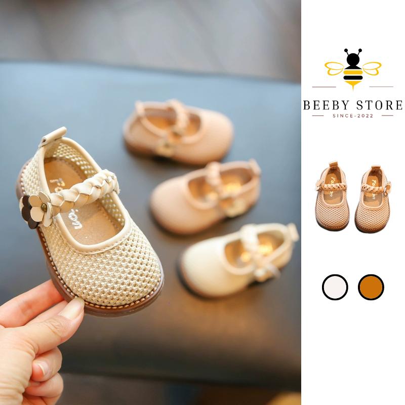 Giày Búp Bê Lưới Cho Bé Gái Tập Đi Thoáng Mát Phù Hợp Đi Mùa Hè Đi Học Đi Chơi Size 15-25