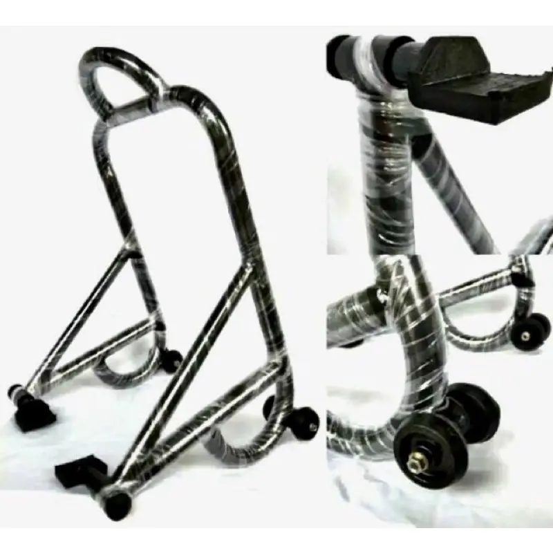 Standar Paddock Pedok Model Pipa Bulat Universal Buat Ninja/Vixion/R15/R25/Cbr/Gsx/Fu/Sonic/Mx King/Mt 5
