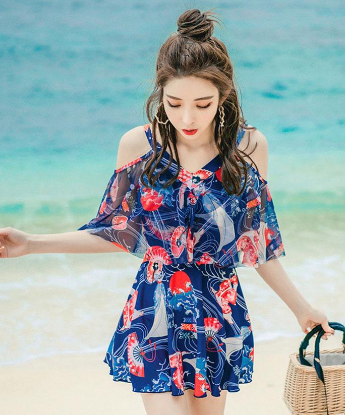 Product Introduction of Đồ Bơi Nữ Kín Đáo Dạng Váy Tay Bèo - Hàng Quảng Châu cao cấp 28