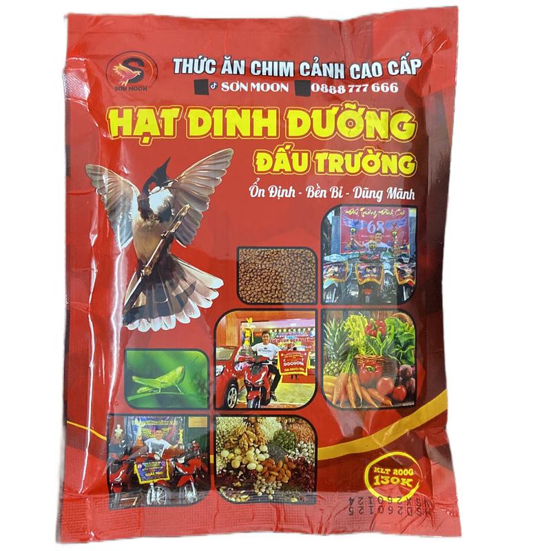 Hạt dinh dưỡng đấu trường sơn moon ( thức ăn động vật ) cám  chim