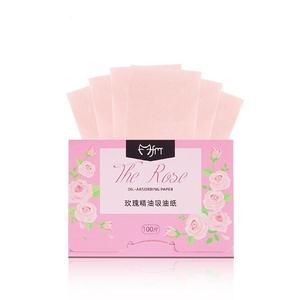 Papel absorbente de aceite facial portátil, Película controladora de aceite, Hojas absorbentes de aceite para el cuidado de la piel grasa