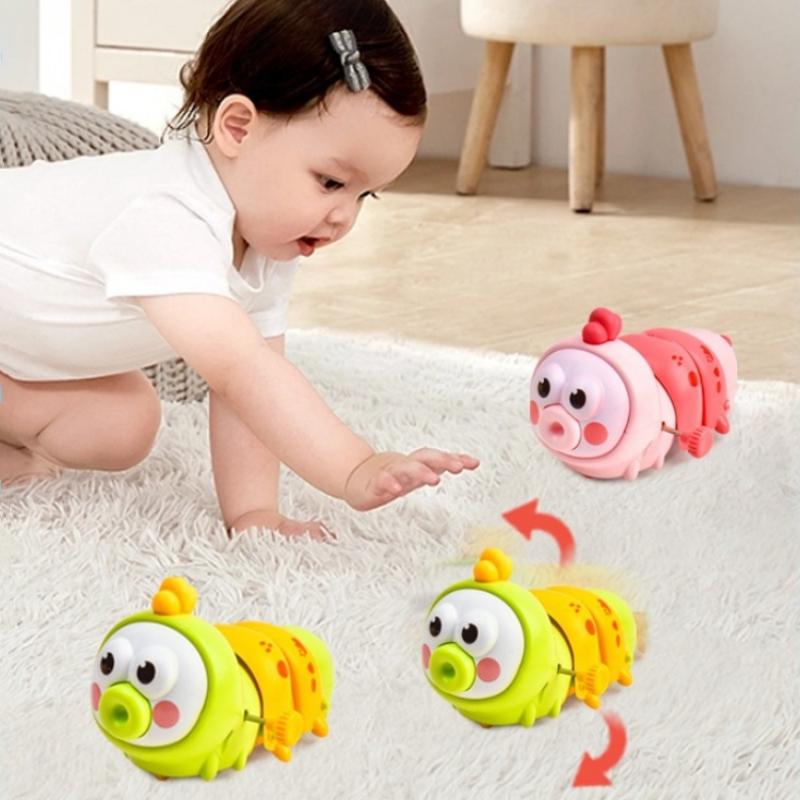 Đồ chơi con sâu cót bò size lớn, miệng thu vào ngộ nghĩnh, đồ chơi tăng cường vận động cho bé 8