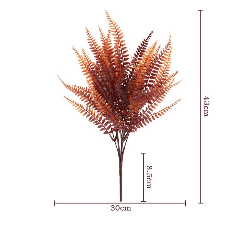 Product Introduction of Artificial Fall Flowers Outdoor UV Resistant Greenery Shrubs Plant for Thanksgiving Festival Wedding Home Decoration Fake Flower 12