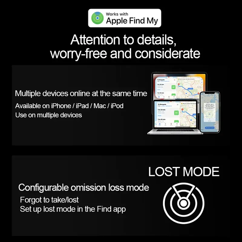 Thiết Bị Theo Dõi GPS Thông Minh Thẻ Mini, Dành Cho IOS Và A.pple, Tìm Ứng Dụng Tôi, Thiết Bị Nhắc Nhở Chống Mất, Định Vị Có Mức MFI, Thích Hợp Cho Chìa Khóa Ô Tô, Thiết Bị Tìm Thú Cưng Và Trẻ Em, Thiết Bị Theo Dõi Trẻ Em smart tag thiết  bị định  vị  min 4
